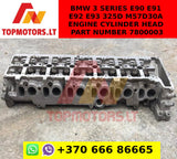 BMW 3 SERIES E90 E91 E92 E93 325D M57D30A ENGINE CYLINDER HEAD part number 7800003