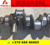 BMW OEM 750 650 550 X5 X6 2006-2010 N62 4.8L V8 PETROL ENGINE CRANKSHAFT 7524842 N62B48