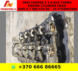 Mini Cooper S 1.6 N18 Turbo Engine Cylinder Head OEM V 7 580 679 80 - 10 V758067980