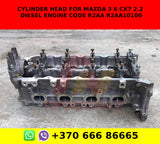 Cylinder head for Mazda 3 6 cx7 2.2 diesel engine code r2aa r2aa10100