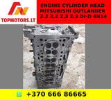 ENGINE CYLINDER HEAD MITSUBISHI OUTLANDER 2.2 2,2 2,3 2.3  DI-D 4N14