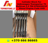 Cylinder Block For Volkswagen Transporter T5 Multivan 2.5 TDI 070103021F Diesel Engine Code AXD