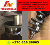 Crankshaft for Maserati 3200 GT Biturbo bi-turbo twinturbo twin turbo V8 32V 3.2 AM585 271 KW 369 HP