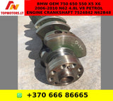 BMW OEM 750 650 550 X5 X6 2006-2010 N62 4.8L V8 PETROL ENGINE CRANKSHAFT 7524842 N62B48