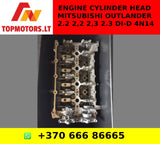 ENGINE CYLINDER HEAD MITSUBISHI OUTLANDER 2.2 2,2 2,3 2.3  DI-D 4N14