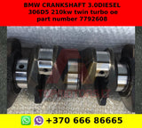 BMW CRANKSHAFT 3.0 DIESEL 306D5 210kw twin turbo oe part number 7792608