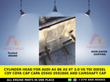 Cylinder head for Audi A4 8K A5 8T 3.0 V6 TDI Diesel CDY CDYA CAP CAPA 0594s 059286K AND CAMSHAFT CAP
