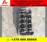 Mini Cooper S 1.6 N18 Turbo Engine Cylinder Head OEM V 7 580 679 80 - 10 V758067980