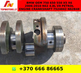 BMW OEM 750 650 550 X5 X6 2006-2010 N62 4.8L V8 PETROL ENGINE CRANKSHAFT 7524842 N62B48