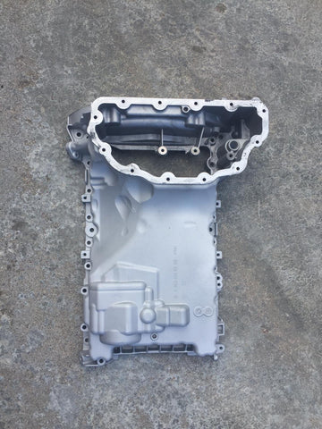Used and previously welded no warranty OIL UPPER SUMP PAN FOR MERCEDES BENZ ML GL166 3.5 CDI 350CDI 3.0 3,0 3.5 3,5 DIESEL ENGINE OM642 M642 642 MISKA OLEJOWA A6420145302 GLE