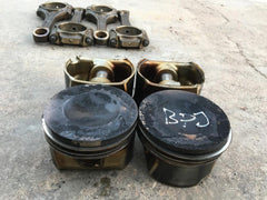 4 connecting rods and 4 pistons for Audi a4 a6 2.0 tfsi petrol engine code bpj
