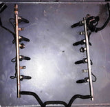 ENGINE SET OF FUEL RAILS AND INJECTORS  4.2 4.4 PETROL AJ33S AJ34S AJ41 V8 SUPERCHARGED JAGUAR XJR XKR S-TYPE XF LAND ROVER RANGE ROVER SPORT