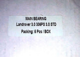 ENGINE CRANKSHAFT MAIN BEARING ORIGINAL STD STANDARD SIZE LAND ROVER JAGUAR 3.0 PETROL SUPERCHARGED 306PS  RANGE ROVER SPORT XF XE DISCOVERY VELAR