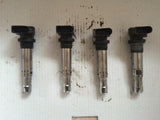 AUDI A3  VOLKSWAGEN VW GOLF TOURAN POLO  SKODA FABIA  SEAT CORDOBA IBIZA  1.4 / 55 KW  1.6 / 85 KW PETROL ENGINE FSI   1999 2000 2001 2002 2003 2004 2005 2006 2007 2008 2009 2010 2011 2012 2013 2014 2015 2016 BLP BKY  036905715E  USED IGNITION COIL
