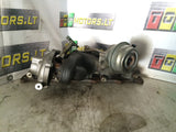 2010 D5244T10 VOLVO D5 2.4 T10 DIESEL TWO STAGE TURBO THIRD GENERATION COMMON RAIL SYSTEM ENGINE EX EXHAUST MANIFOLD TURBO CHARGER