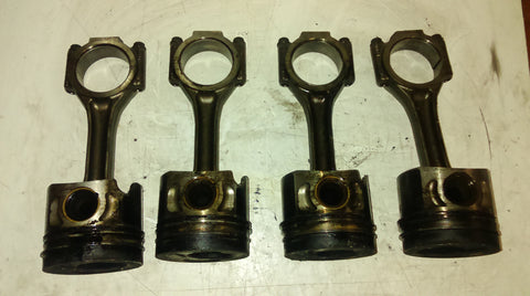2003 FORD GALAXY 1.9 TDI PD DIESEL ENGINE CODE ASZ CONNECTING ROD AND PISTON PISTONS REF 1423