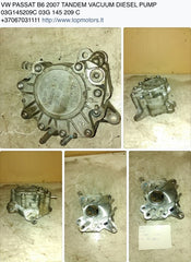 VW PASSAT B6 2007 TANDEM VACUUM DIESEL PUMP 03G145209C 03G 145 209 C