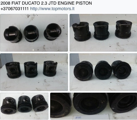FIAT DUCATO 2008 2.3 JTD ENGINE PISTON