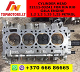 CYLINDER HEAD 22111-03241 FOR KIA RIO G4LA ENGINE 1.2 1,2 1.25 1,25 PETROL