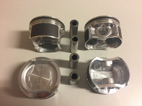 4 new piston pistons and rings 4x Kolben Satz Nissan Evalia Juke F15 Qashqai 1,6 1.6 16V 160 SR HR16 HR16DE NEU
