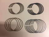 4 new piston pistons and rings 4x Kolben Satz Nissan Evalia Juke F15 Qashqai 1,6 1.6 16V 160 SR HR16 HR16DE NEU